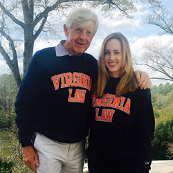 Norwood Davis with his daughter